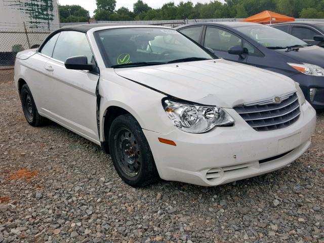 1C3LC45K38N678721 - 2008 CHRYSLER SEBRING WHITE photo 1