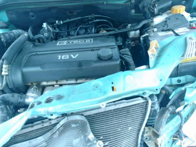KL1TD52695B317567 - 2005 CHEVROLET AVEO BASE BLUE photo 7