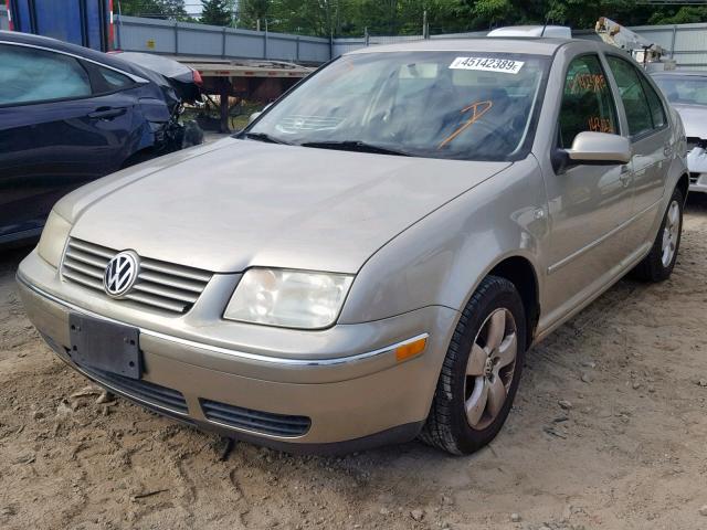 3VWSA69M94M041550 - 2004 VOLKSWAGEN JETTA GLS TAN photo 2