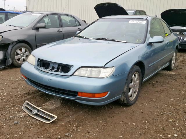 19UYA2257WL800288 - 1998 ACURA 3.0CL BLUE photo 2