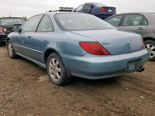 19UYA2257WL800288 - 1998 ACURA 3.0CL BLUE photo 3