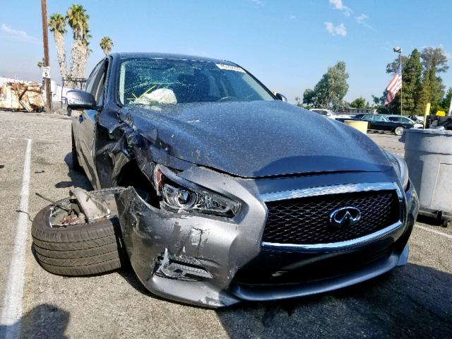 JN1BV7AP0FM359044 - 2015 INFINITI Q50 BASE GRAY photo 1