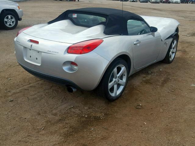 1G2MB35B66Y114316 - 2006 PONTIAC SOLSTICE SILVER photo 4