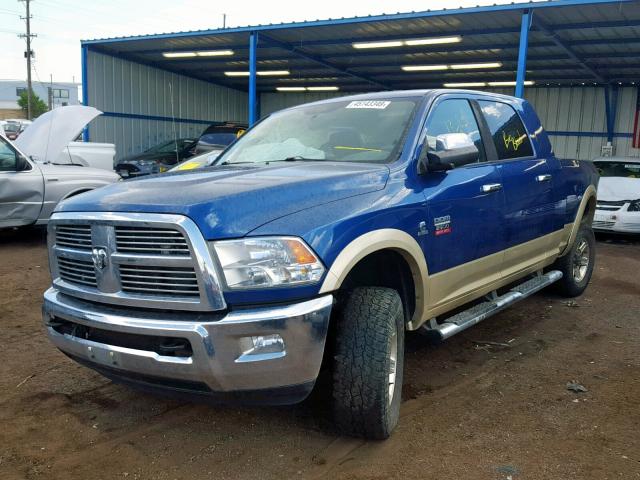 3D7UT2HL9BG514310 - 2011 DODGE RAM 2500 BLUE photo 2