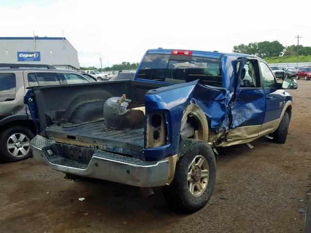 3D7UT2HL9BG514310 - 2011 DODGE RAM 2500 BLUE photo 4