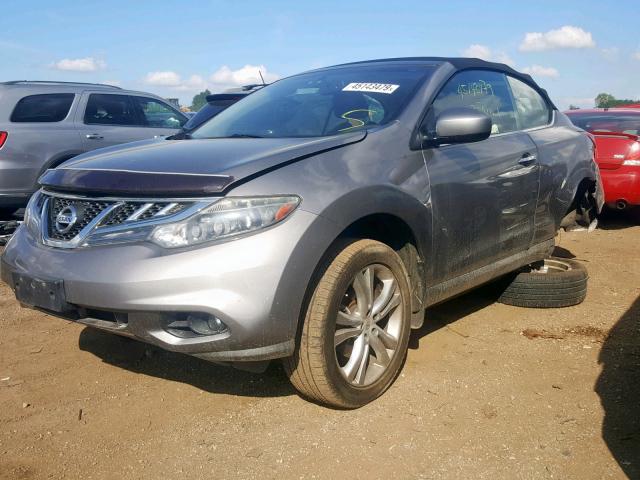 JN8AZ1FYXBW002937 - 2011 NISSAN MURANO CRO GRAY photo 2