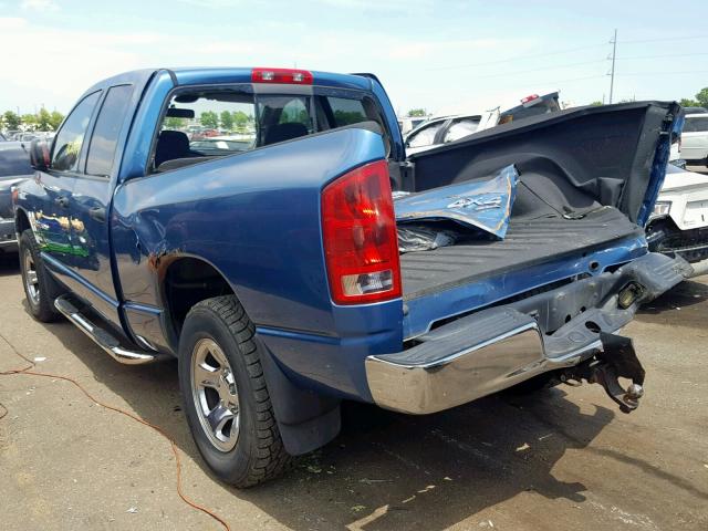 1D3HU18D83J614031 - 2003 DODGE RAM 1500 S BLUE photo 3