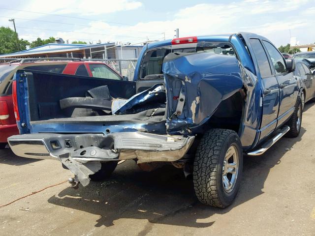 1D3HU18D83J614031 - 2003 DODGE RAM 1500 S BLUE photo 4