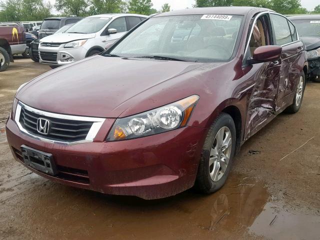 1HGCP26409A193256 - 2009 HONDA ACCORD LXP MAROON photo 2