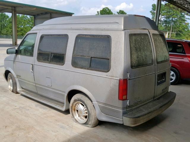 1GBDM19W9XB130994 - 1999 CHEVROLET ASTRO GRAY photo 3