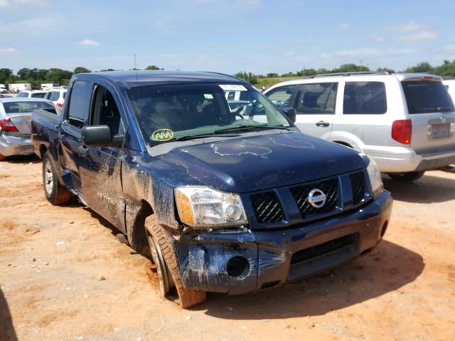 1N6BA07A66N531801 - 2006 NISSAN TITAN BLUE photo 1