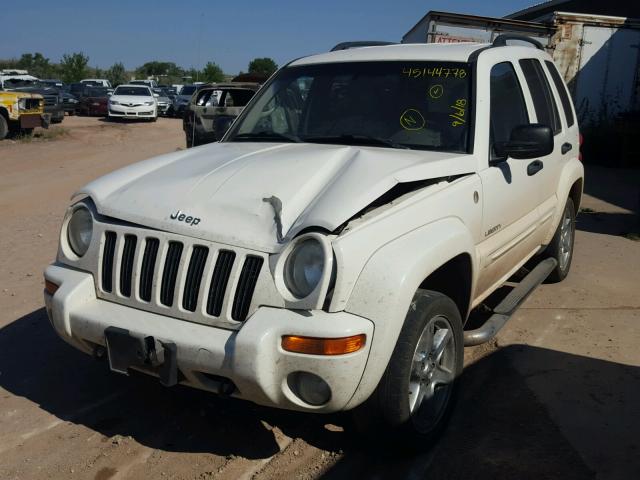 1J8GL58K64W218416 - 2004 JEEP LIBERTY LI WHITE photo 2