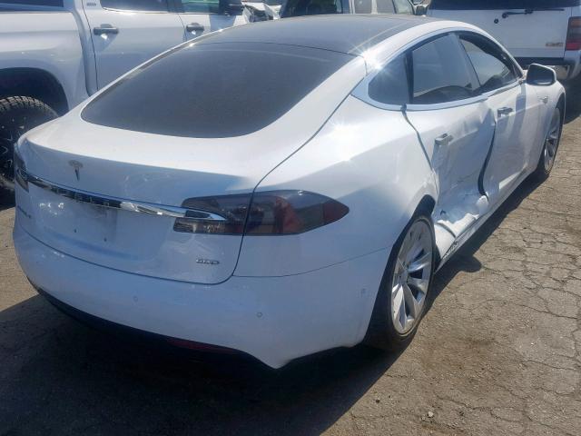 5YJSA1E2XGF151218 - 2016 TESLA MODEL S WHITE photo 4