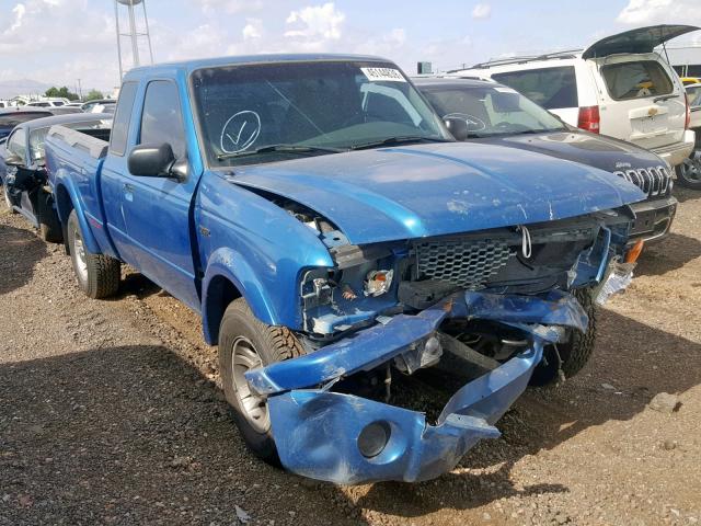 1FTYR14U81PA58717 - 2001 FORD RANGER SUP BLUE photo 1