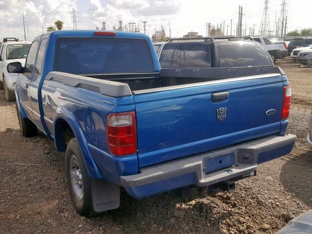 1FTYR14U81PA58717 - 2001 FORD RANGER SUP BLUE photo 3