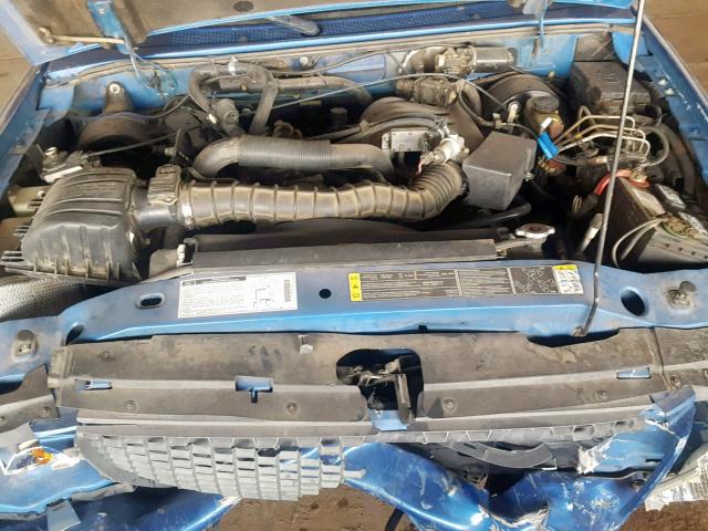 1FTYR14U81PA58717 - 2001 FORD RANGER SUP BLUE photo 7