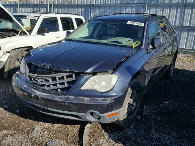 2A8GM68X47R212142 - 2007 CHRYSLER PACIFICA T BLUE photo 2