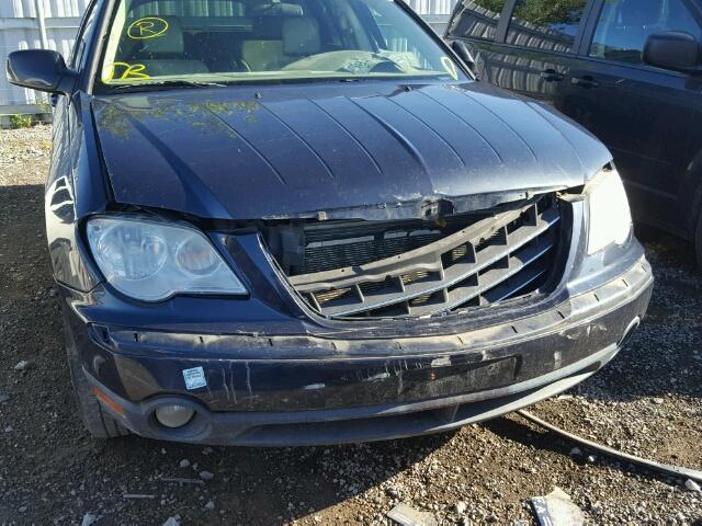 2A8GM68X47R212142 - 2007 CHRYSLER PACIFICA T BLUE photo 9