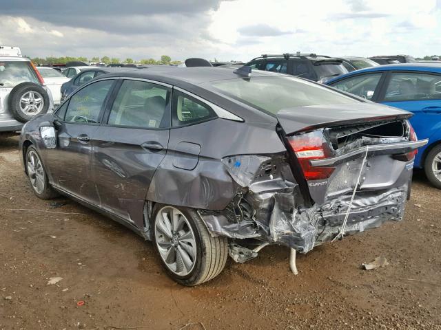 JHMZC5F37JC001867 - 2018 HONDA CLARITY TO CHARCOAL photo 3