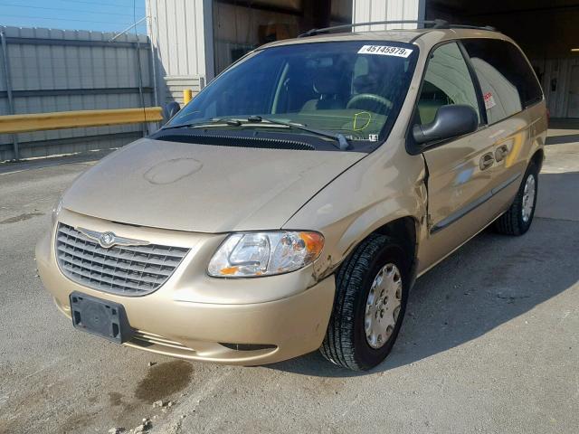 1C4GJ45G31B103797 - 2001 CHRYSLER VOYAGER LX GOLD photo 2