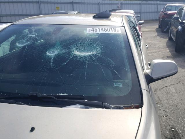 1G1ZC5E00AF308118 - 2010 CHEVROLET MALIBU 1LT 金色 照片 9