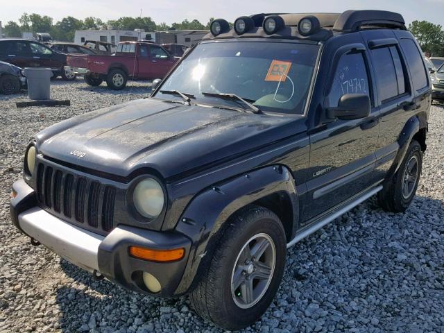 1J4GK38K54W112967 - 2004 JEEP LIBERTY RE BLACK photo 2