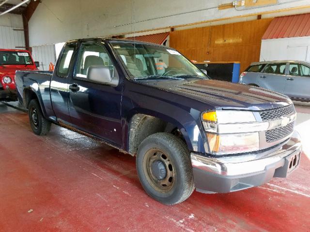 1GCCS199978250234 - 2007 CHEVROLET COLORADO BLUE photo 1