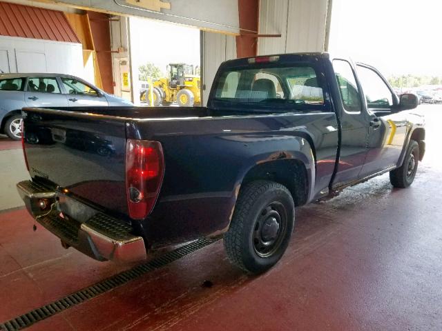 1GCCS199978250234 - 2007 CHEVROLET COLORADO BLUE photo 4