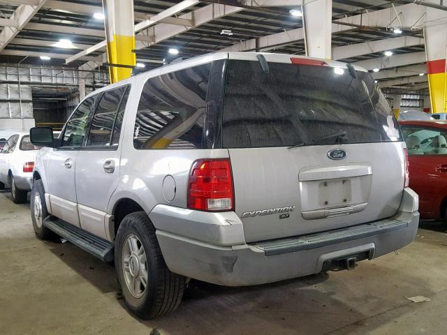 1FMPU16L63LC19294 - 2003 FORD EXPEDITION SILVER photo 3