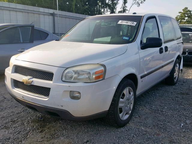 1GNDU231X7D133476 - 2007 CHEVROLET UPLANDER L WHITE photo 2