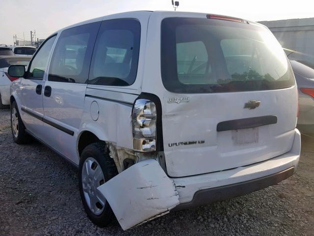 1GNDU231X7D133476 - 2007 CHEVROLET UPLANDER L WHITE photo 3