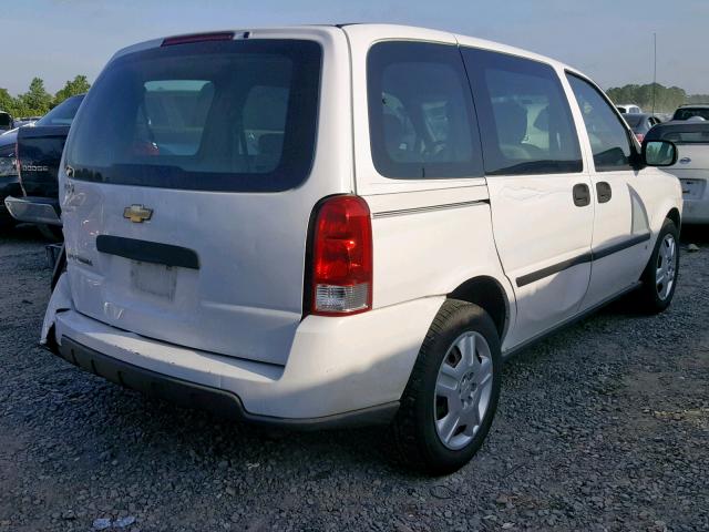 1GNDU231X7D133476 - 2007 CHEVROLET UPLANDER L WHITE photo 4