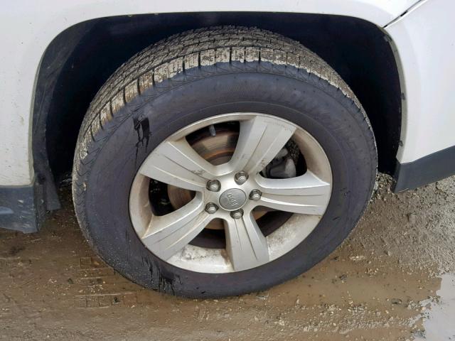 1C4NJDBB6ED800231 - 2014 JEEP COMPASS SP თეთრი ფოტო 9