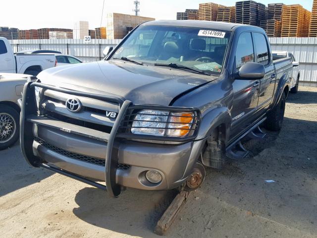 5TBET38124S453592 - 2004 TOYOTA TUNDRA DOU CHARCOAL photo 2