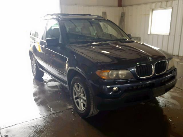 5UXFA13574LU22905 - 2004 BMW X5 3.0I BLUE photo 1