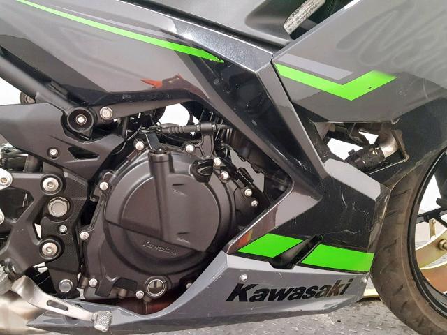 JKAEXKG14KDA24399 - 2019 KAWASAKI EX400 GRAY photo 5