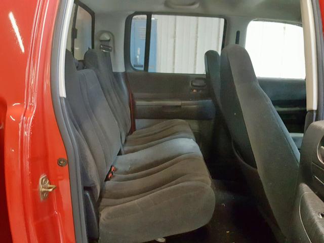 1B7HG2AN61S246318 - 2001 DODGE DAKOTA QUA RED photo 6