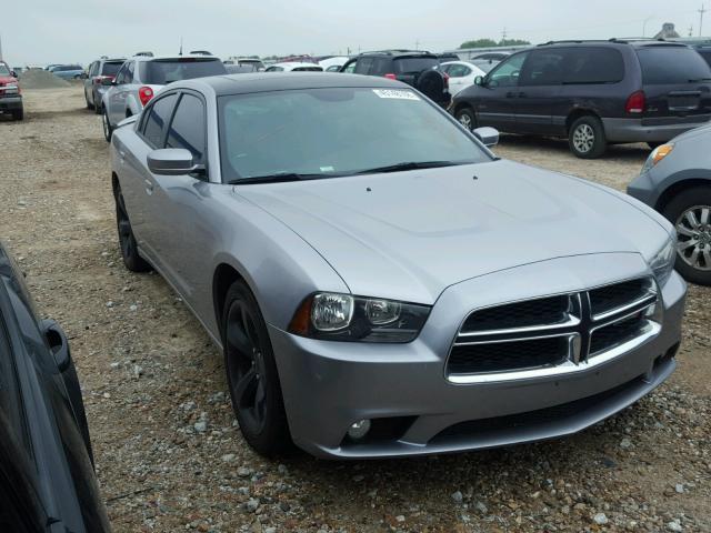 2C3CDXHG9EH122052 - 2014 DODGE CHARGER SX SILVER photo 1