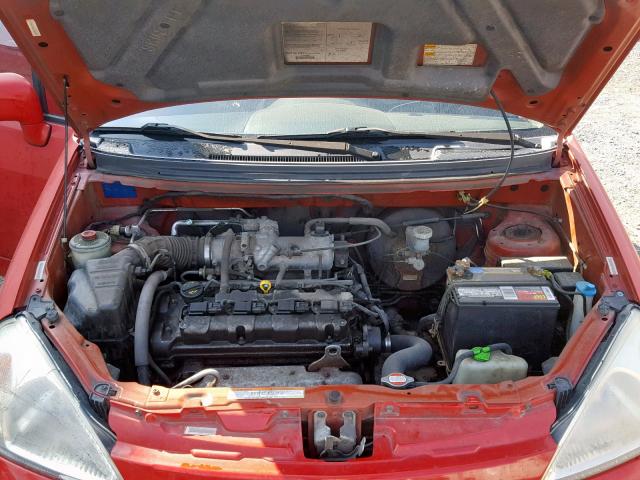 JS2RA41S425109133 - 2002 SUZUKI AERIO S RED photo 7