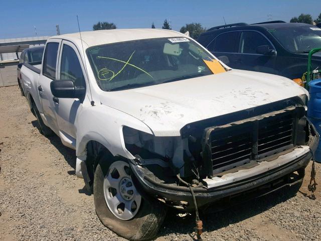 1N6AA1EJ2JN502647 - 2018 NISSAN TITAN S WHITE photo 1