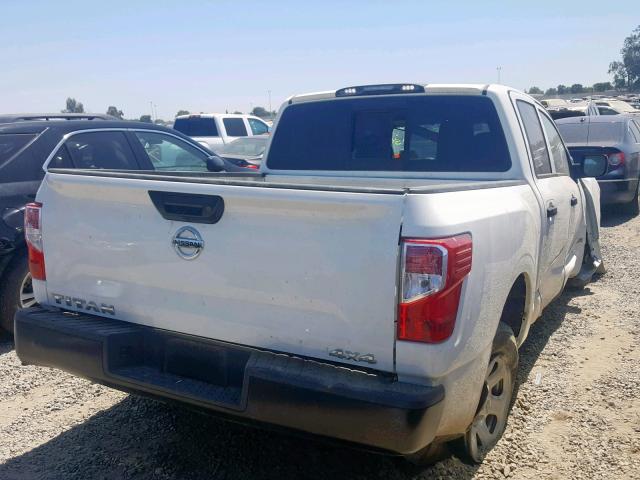 1N6AA1EJ2JN502647 - 2018 NISSAN TITAN S WHITE photo 4