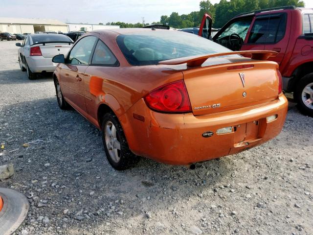 1G2AL15F077225846 - 2007 PONTIAC G5 Orange photo 3