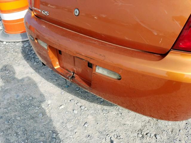 1G2AL15F077225846 - 2007 PONTIAC G5 Orange photo 9