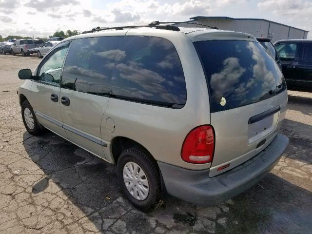 2P4GP2535YR561638 - 2000 PLYMOUTH VOYAGER GREEN photo 3