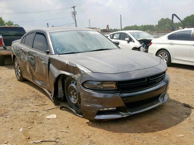 2C3CDXJG0HH557637 - 2017 DODGE CHARGER SX CHARCOAL photo 1