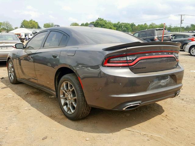 2C3CDXJG0HH557637 - 2017 DODGE CHARGER SX CHARCOAL photo 3