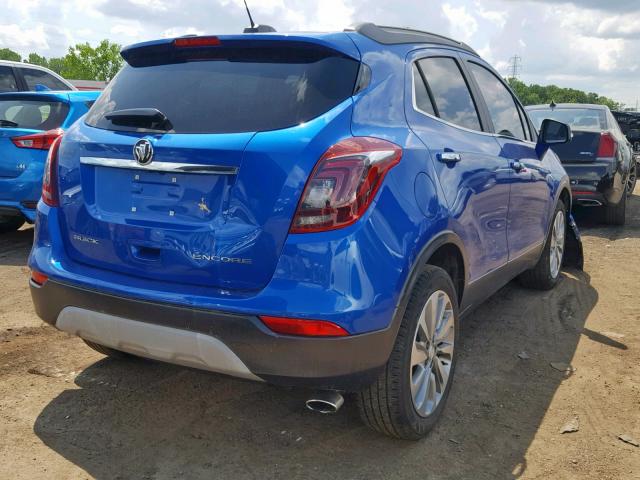 KL4CJASB3HB251118 - 2017 BUICK ENCORE PRE BLUE photo 4