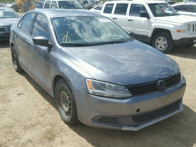 3VW2K7AJ0CM332747 - 2012 VOLKSWAGEN JETTA BASE GRAY photo 1