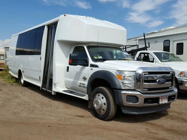 1FDUF5GT3BEB96434 - 2011 FORD F550 SUPER WHITE photo 1