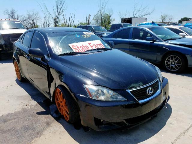 JTHBK262175042888 - 2007 LEXUS IS 250 BLACK photo 1